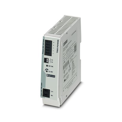 Phoenix Contact Switching Power Supply; TRIO-PS-2G/1AC/12DC/10; 12VDC OUT; 10A; 85-264VAC/122-275VDC IN; Single Phase; DIN Rail Mount; Plastic; Push-In Connection